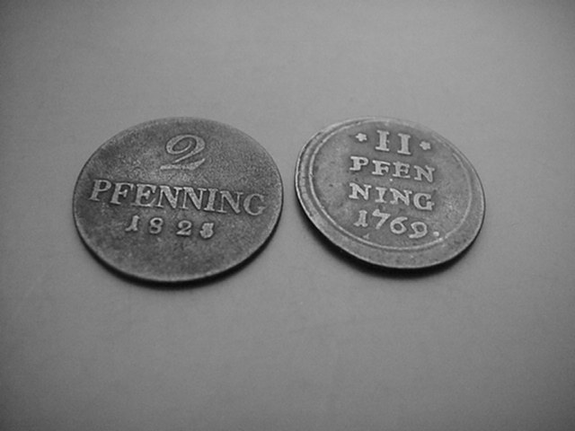 Altdeutschland 2 x 2 Pfenning 1865 und 1867