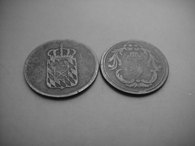  Altdeutschland 2 x 2 Pfenning 1769 und 1825   