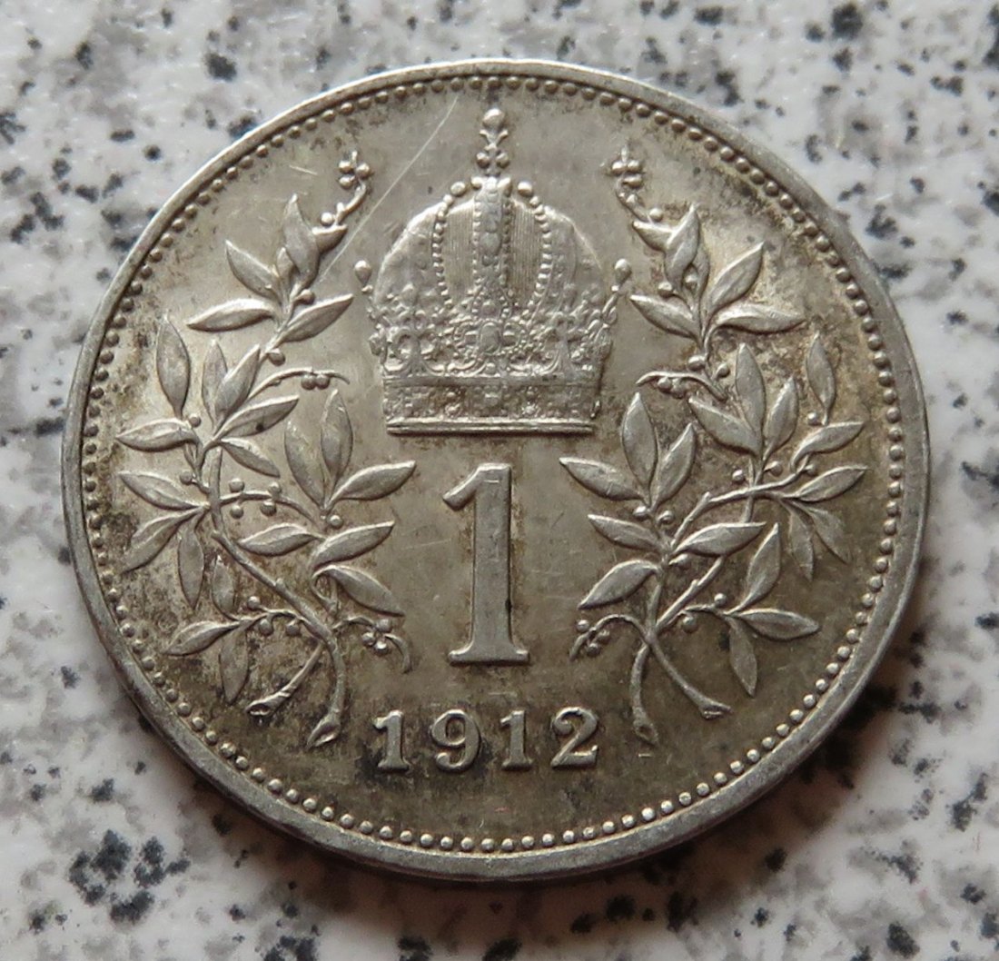  Österreich 1 Corona 1912   