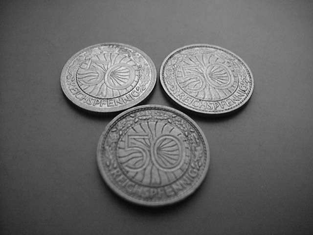 Weimar 3 x 50 Reichspfennig 1928 alle A