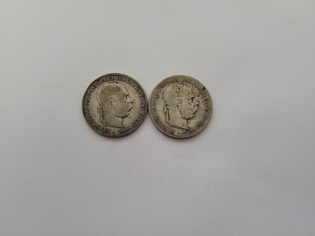  1 Krone 1893 1894 á 4,17g fein silber Kronenwährung Österreich Spittalgold9800 (4508   