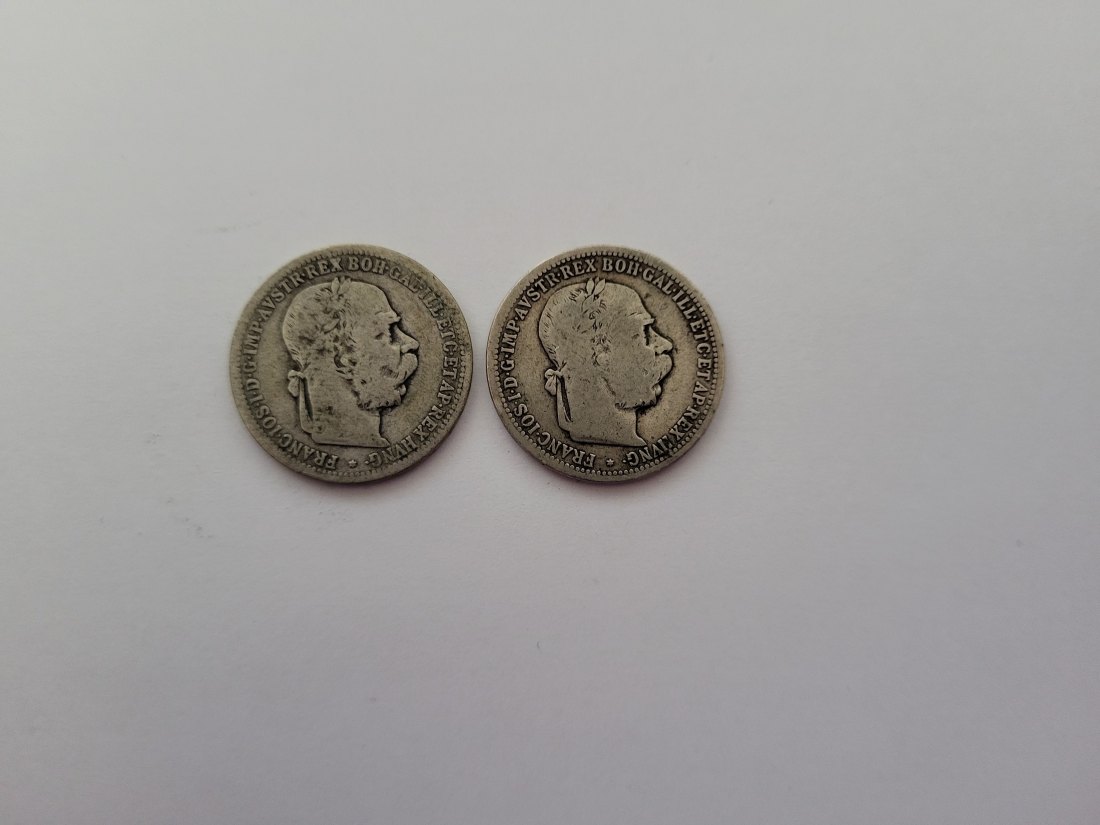  1 Krone 1895 1896 á 4,17g fein silber Kronenwährung Österreich Spittalgold9800 (4508   