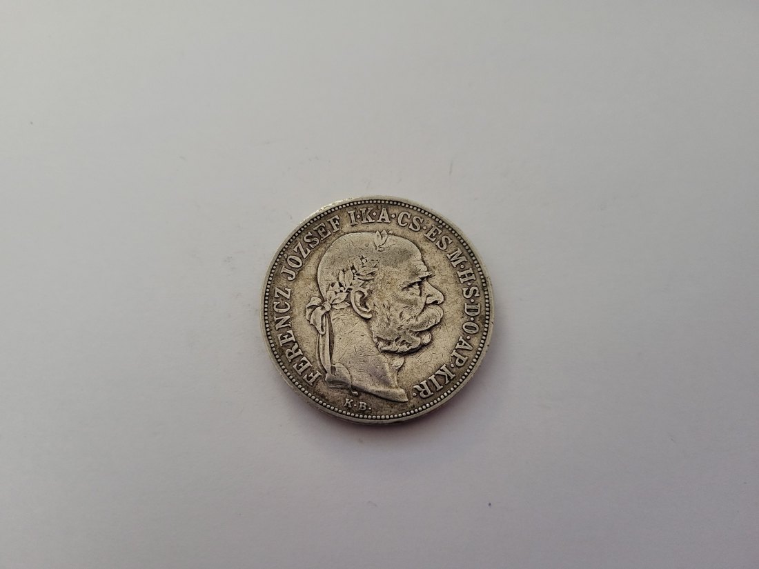  5 Korona 1900 silber 21,6g fein Kronenwährung Österreich Ungarn Spittalgold9800 (5534)   