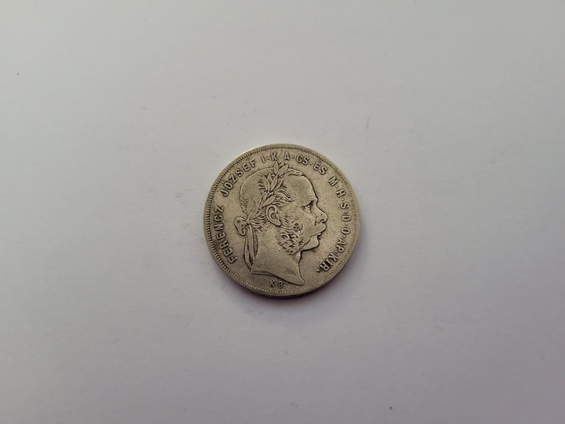  1 Forint 1878 11,11g fein silber Franz Joseph I. Österreich Ungarn Spittalgold9800 (1303   