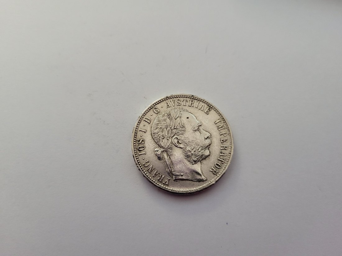  1 Gulden Florin 1889 11,11g fein silber Österreich Franz Joseph I. Spittalgold9800 (4506   