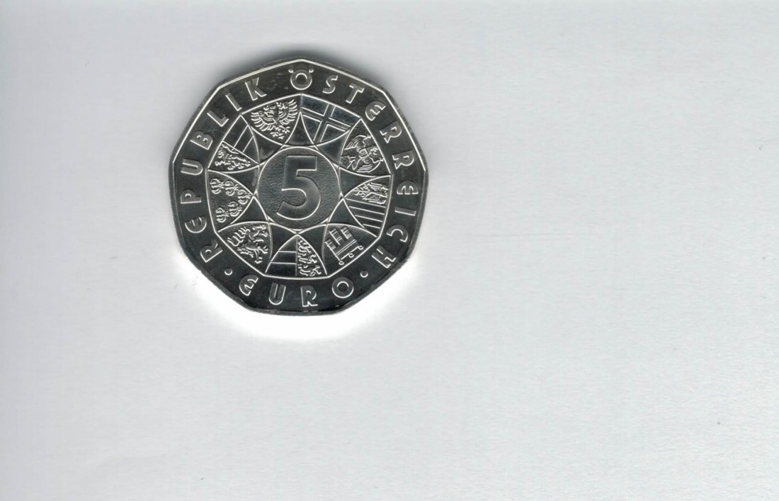  5 Euro 2007 Mariazell silber 8g fein Österreich Spittalgold9800 (04974/10)   