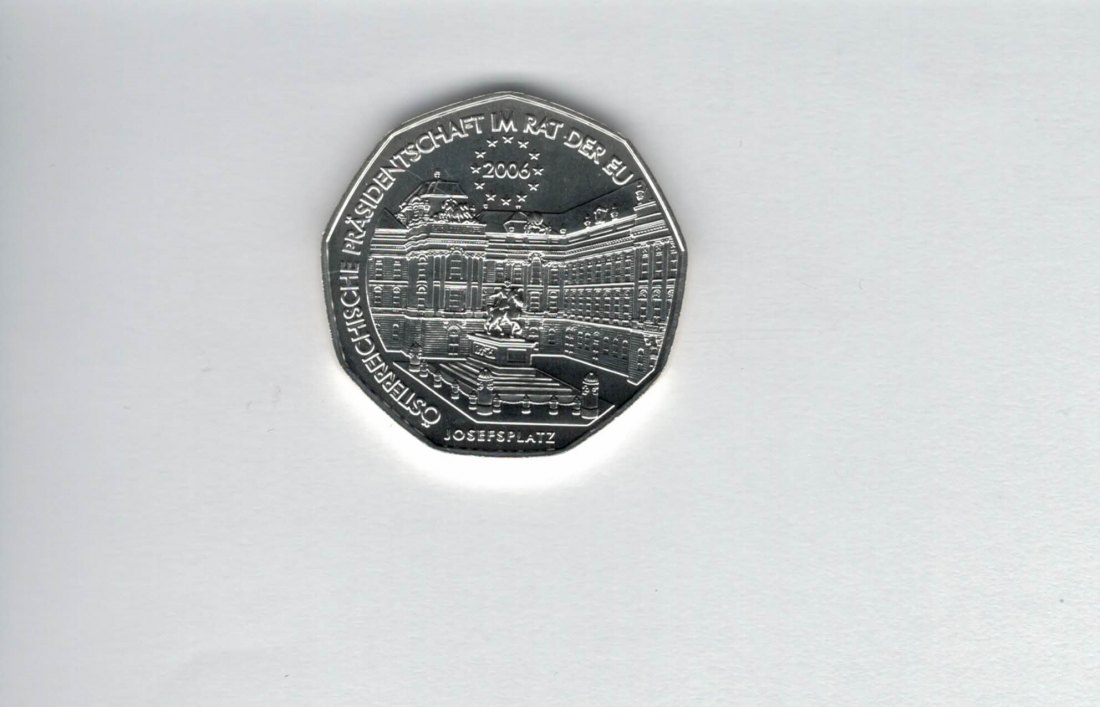  5 Euro 2006 Präsidentschaft im Rat der EU Österreich silber 8g Spittalgold9800 (04974/7)   