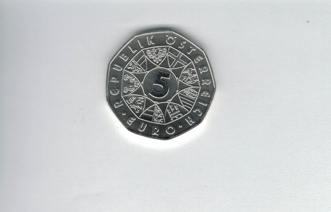  5 Euro 2006 Präsidentschaft im Rat der EU Österreich silber 8g Spittalgold9800 (04974/7)   