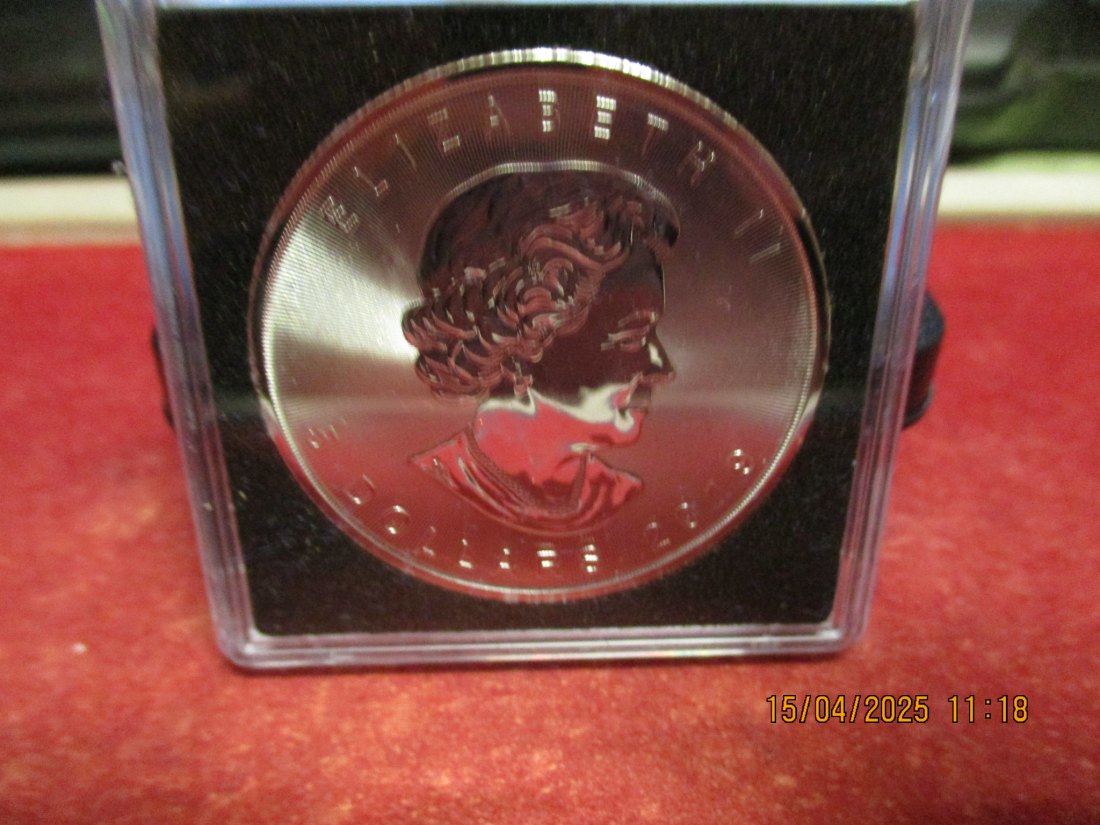  5 Dollars Kanada 2019 Farbmünze Silber 9999er 1 Oz siehe Foto - 1101053   