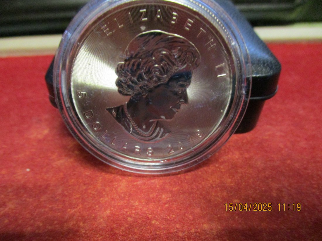  5 Dollars Kanada 2019 Farbmünze Silber 9999er 1 Oz siehe Foto - 1101053   