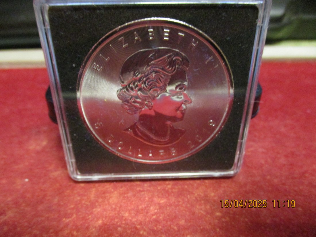  5 Dollars Kanada 2019 Farbmünze Silber 9999er 1 Oz siehe Foto - 1101053   
