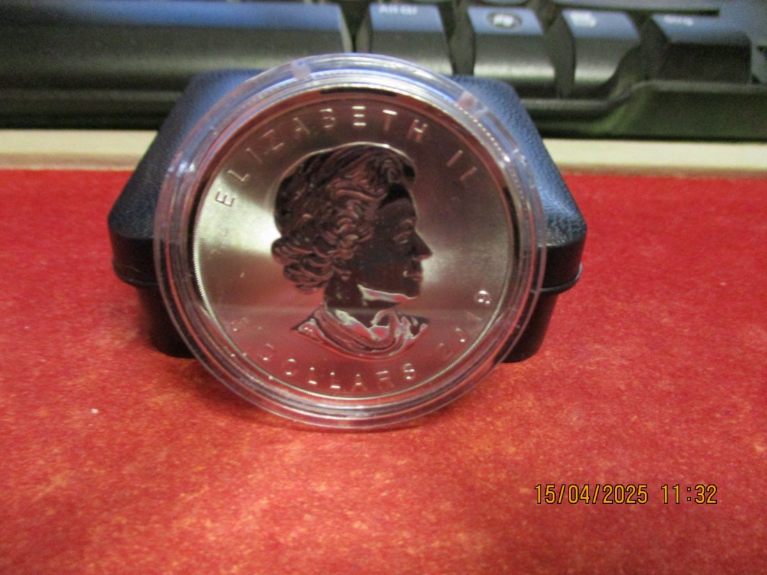  5 Dollars Kanada 2019 Farbmünze Silber 9999er 1 Oz siehe Foto - 1101053   