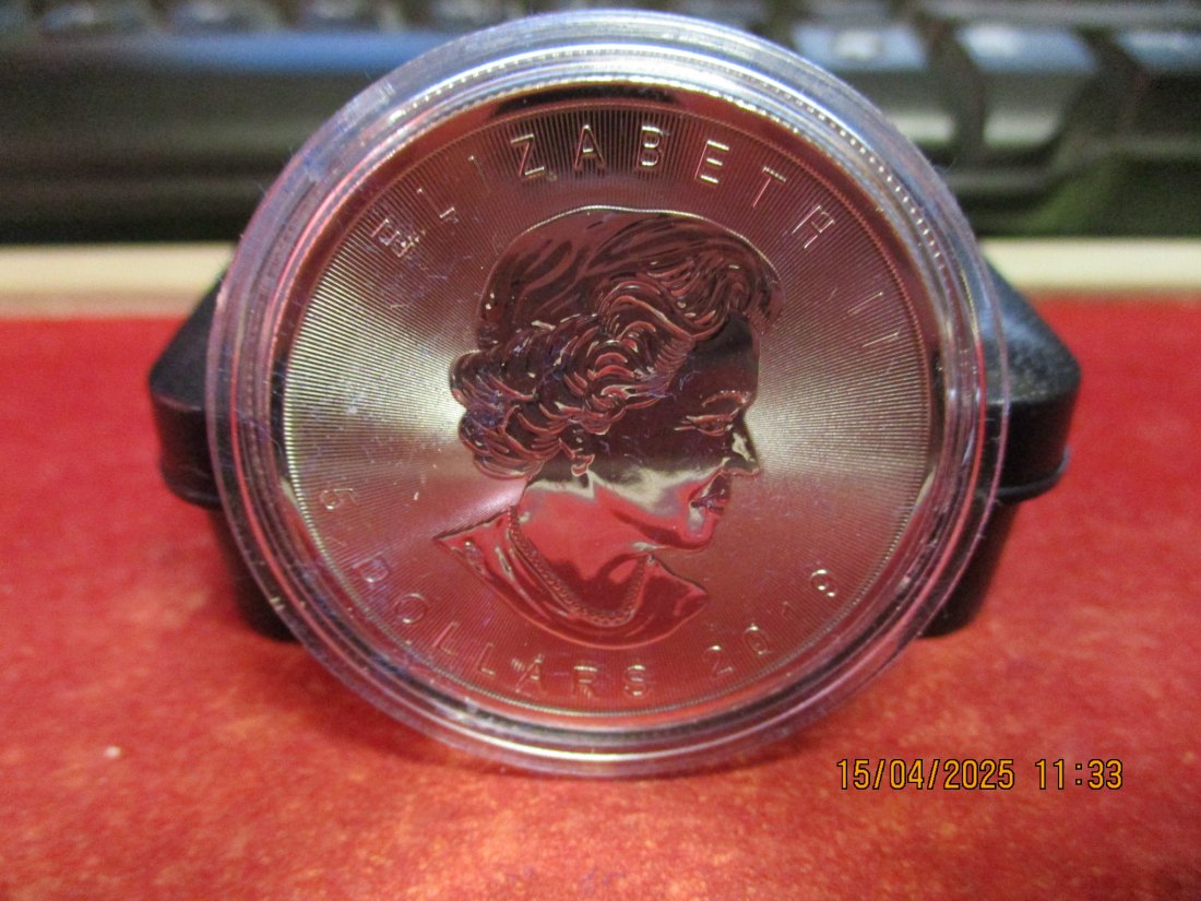  5 Dollars Kanada 2019 Farbmünze Silber 9999er 1 Oz siehe Foto - 1101053   