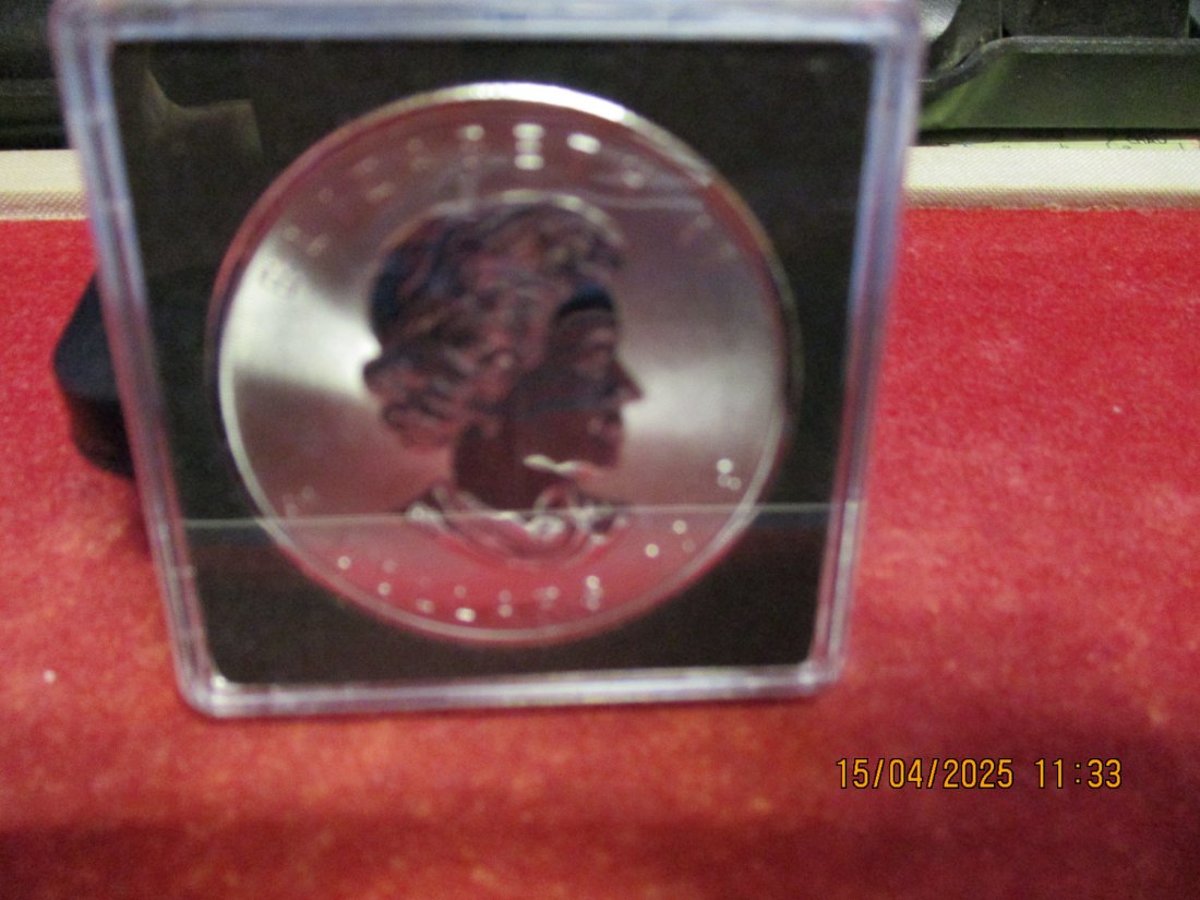  5 Dollars Kanada 2019 Farbmünze Silber 9999er 1 Oz siehe Foto - 1101053   