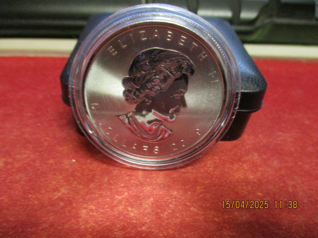  5 Dollars Kanada 2019 Farbmünze Silber 9999er 1 Oz siehe Foto - 1101053   