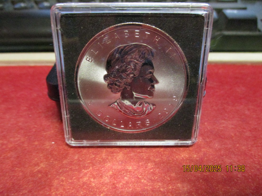  5 Dollars Kanada 2019 Farbmünze Silber 9999er 1 Oz siehe Foto - 1101053   