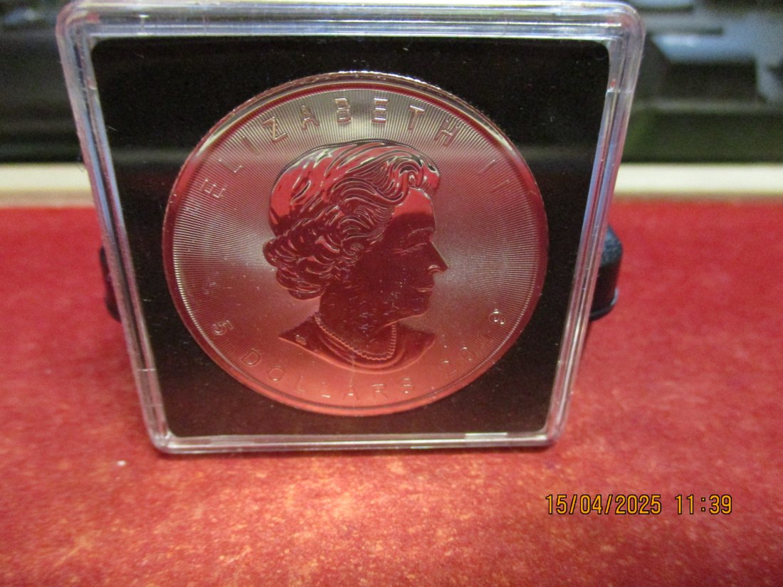  5 Dollars Kanada 2019 Farbmünze Silber 9999er 1 Oz siehe Foto - 1101053   