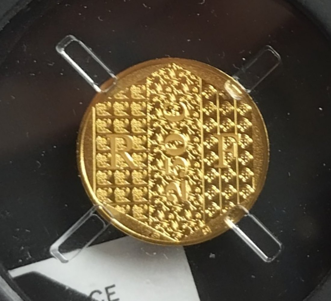  Frankreich 250 Euro Gold König Louis d'Or 2024 - 2,5gr Gold   