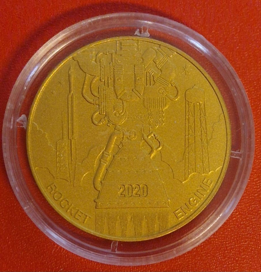  Djibouti 50 Francs 2020 Titanmünze Golden Gate Goldankauf Koblenz Frank Maurer Ai206   