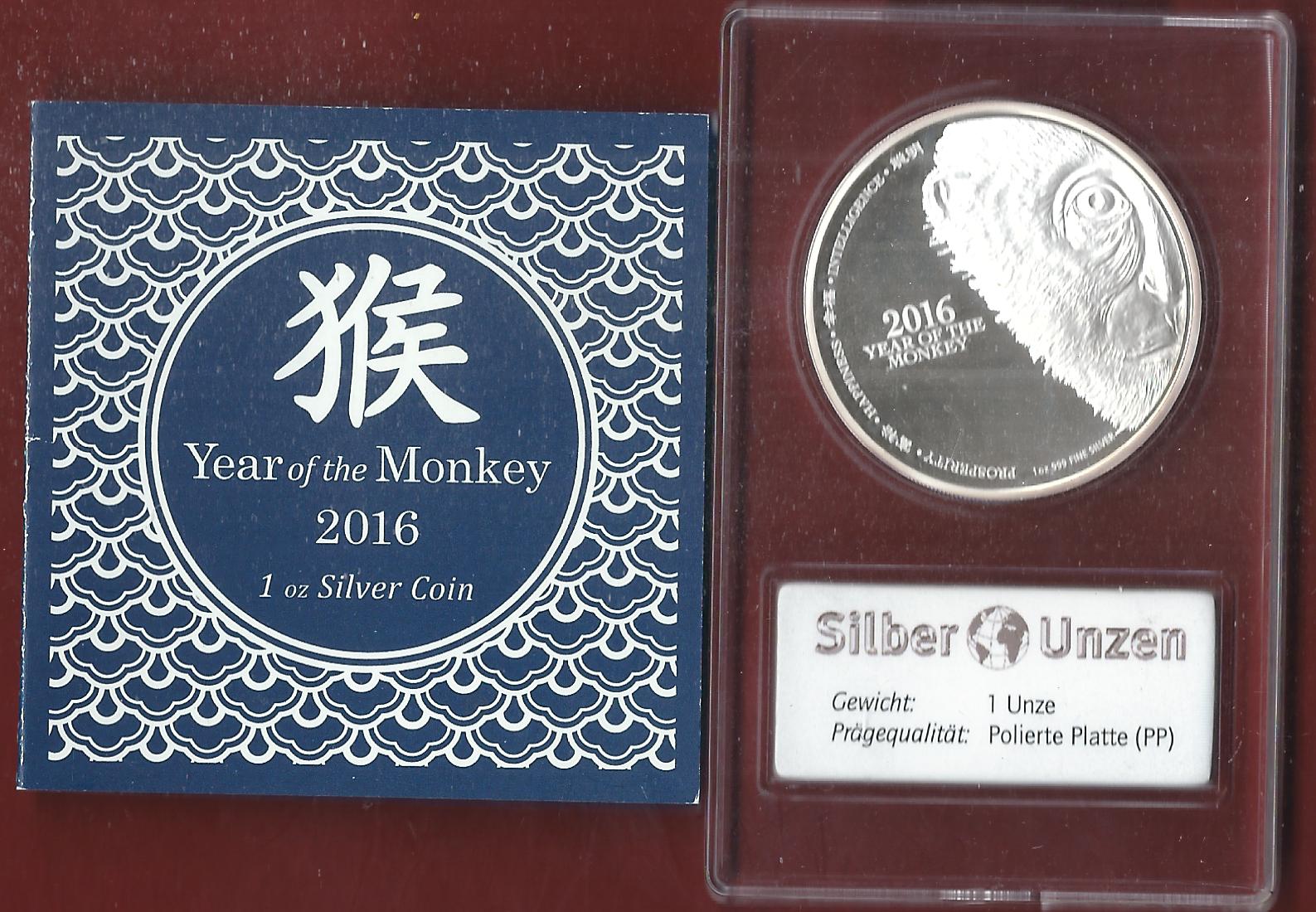  Welt Silberunzen 2 D. Niue 2016 Proof Münzenankauf Koblenz Frank Maurer AI634   