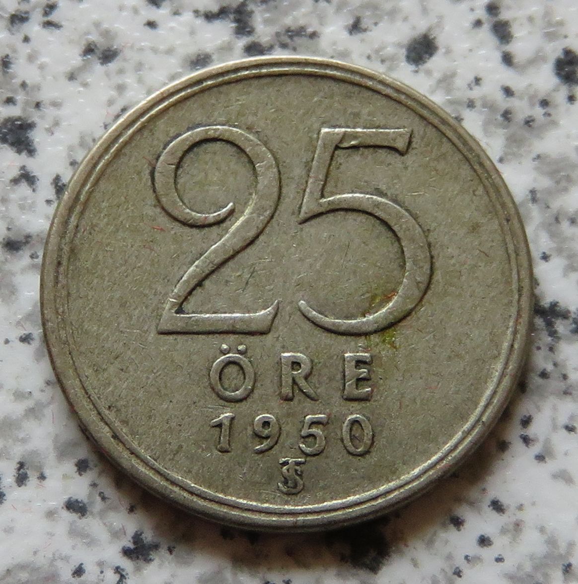  Schweden 25 Öre 1950   
