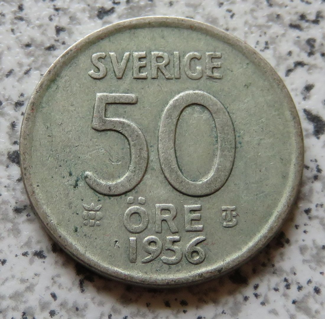  Schweden 50 Öre 1956   