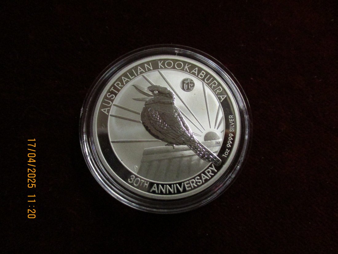  1 Dollar 2019 Kookaburra 9999er Silber Gewicht: 31,1 Gramm - 1101087 /B6   