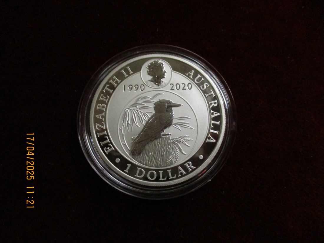  1 Dollar 2019 Kookaburra 9999er Silber Gewicht: 31,1 Gramm - 1101087 /B6   
