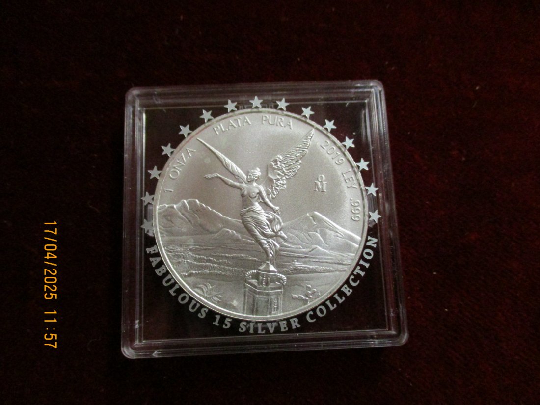  Mexiko 2019 Plata Pura 999er Silber Gewicht: 31,1 Gramm - 1101087 /B7   