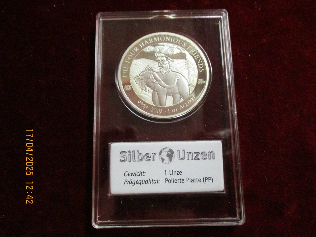  Bhutan 2019 - 999er Silber - Gewicht: 31,1 Gramm /1101087 - C1   