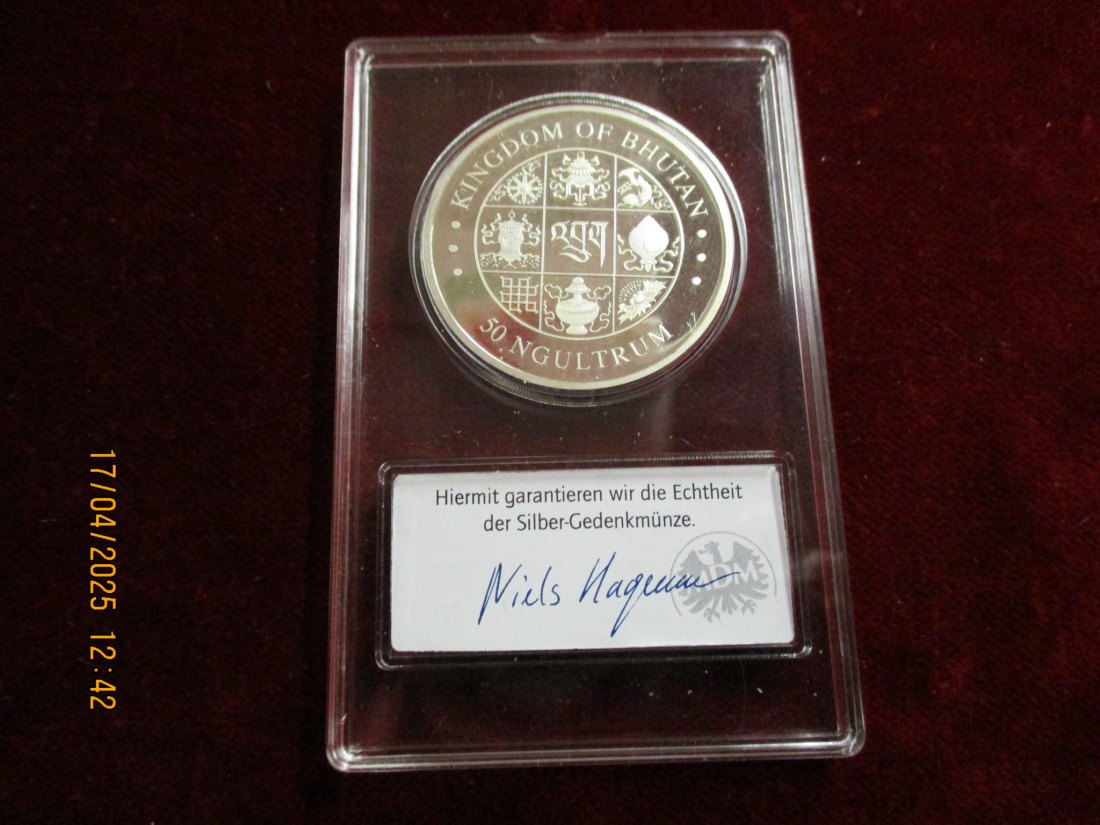  Bhutan 2019 - 999er Silber - Gewicht: 31,1 Gramm /1101087 - C1   