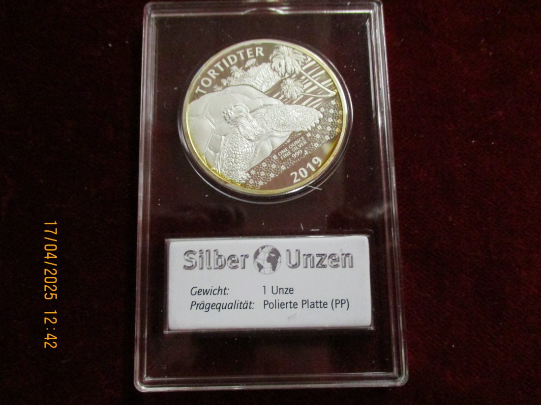  Seychellen 2019 - 999er Silber - Gewicht: 31,1 Gramm /1101087 - C1   