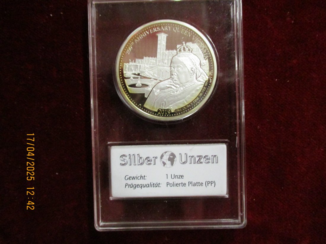  Gibraltar 2019 - 999er Silber - Gewicht: 31,1 Gramm /1101087 - C1   