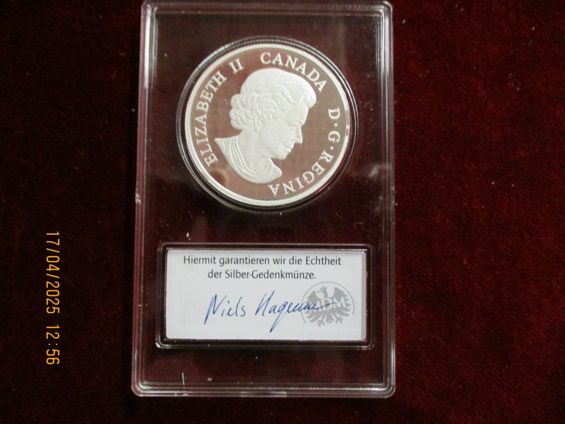  20 Dollars Kanada 2019 - 999,9er Silber - Gewicht: 31,1 Gramm /1101087 - C1   