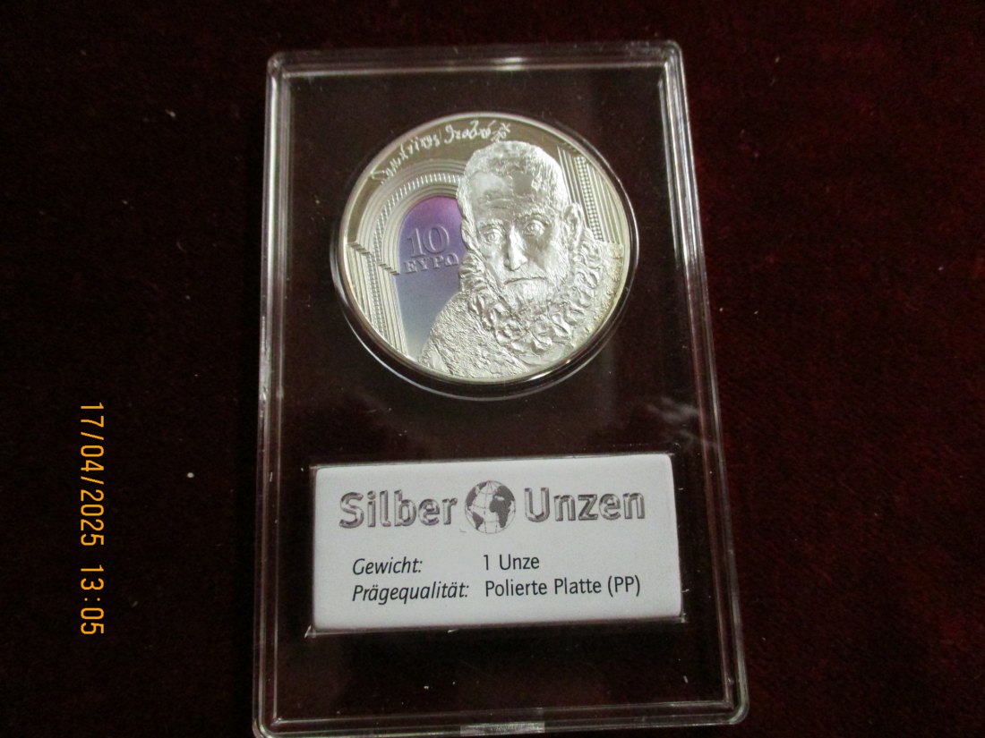  10 Euro Griechenland 2019 - 925er Silber - Gewicht: 1 Unze /1101087 - C1   