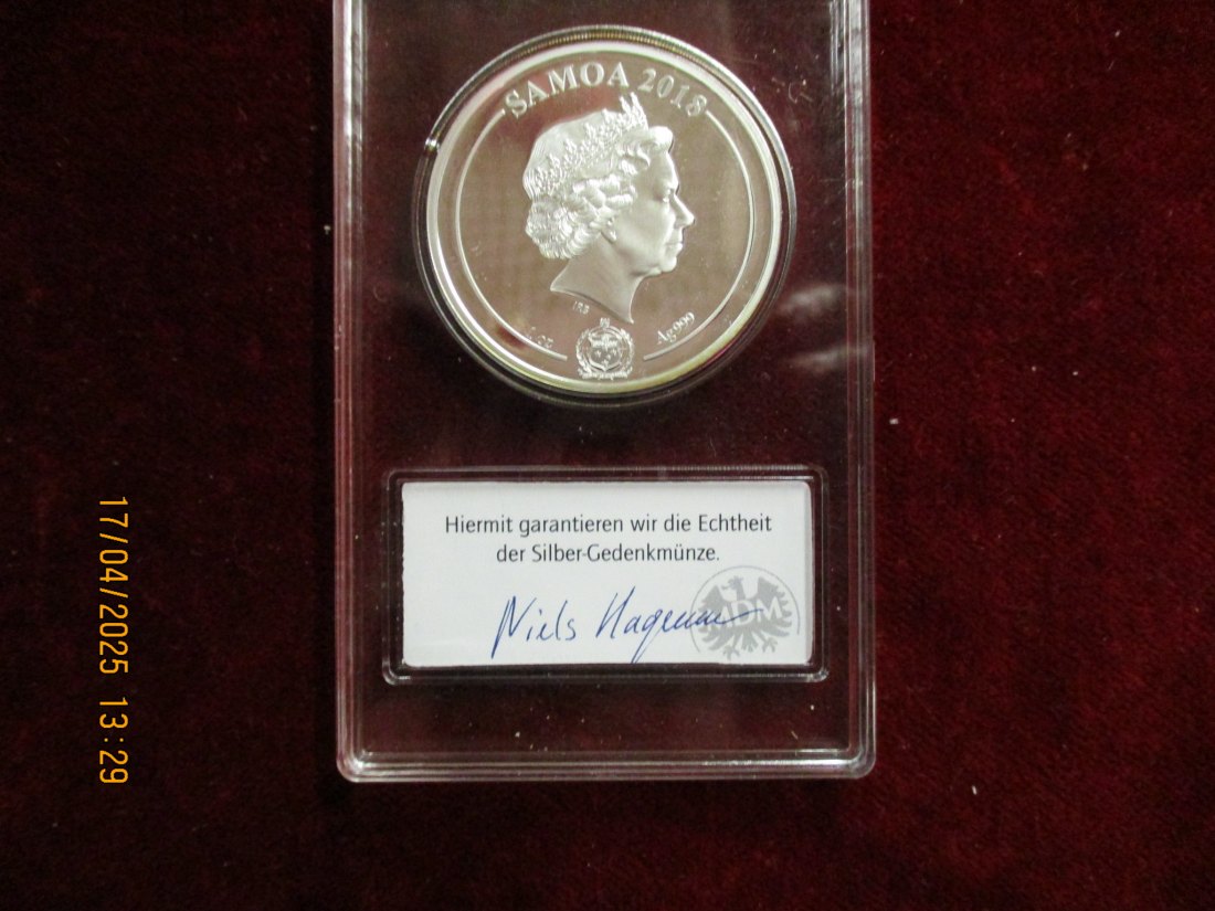  Samoa 2018 - 999er Silber - Gewicht: 31,1 Gramm /1101087 - C2   