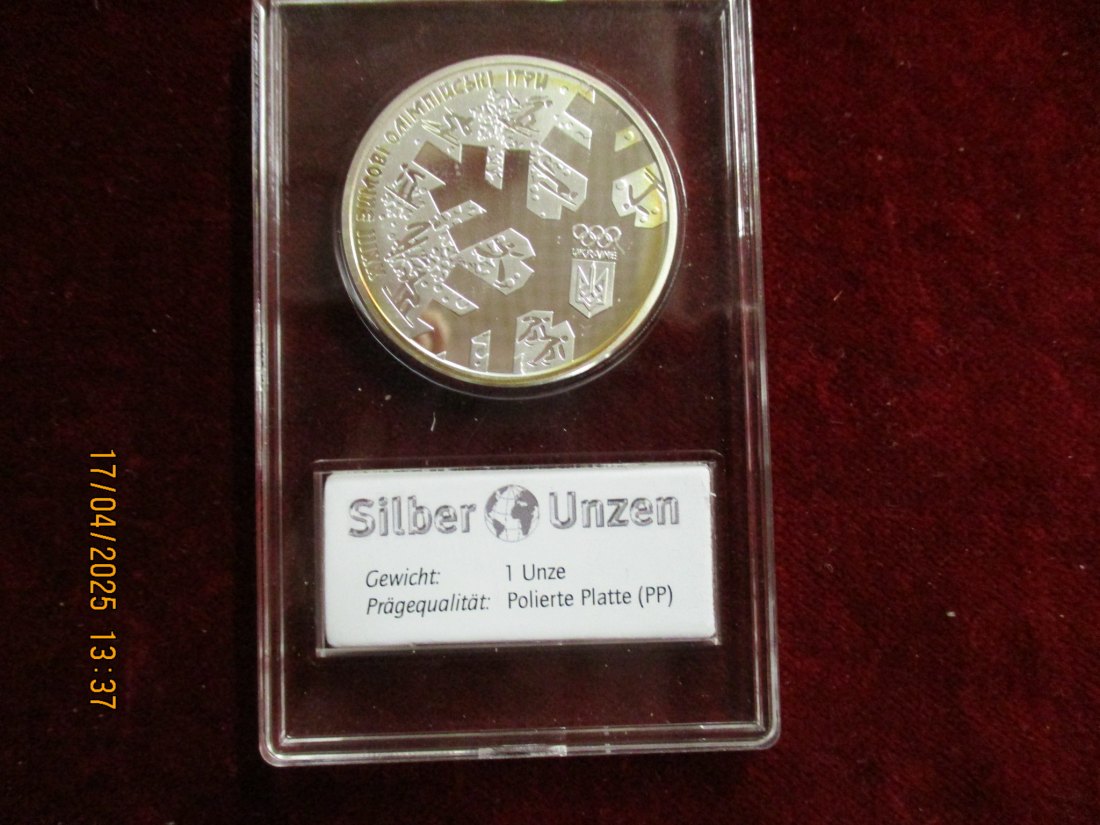  Ukraine 2018 - 999er Silber - Gewicht: 31,1 Gramm /1101087 - C2   