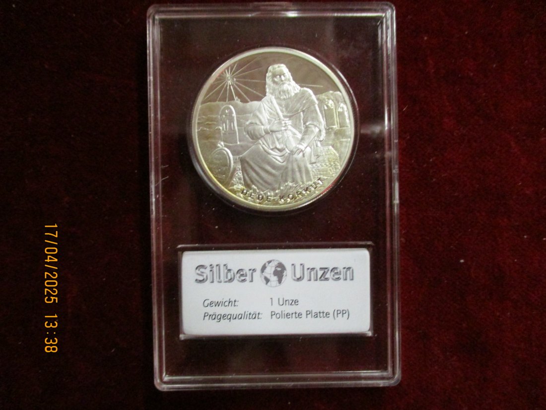  Türkei 20 Lira 2019 - 925er Silber - Gewicht: 1 Unze /1101087 - C2   
