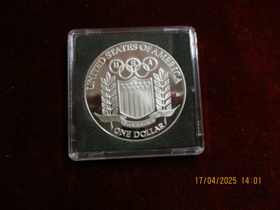  1 Dollar 1992 USA Silber siehe Foto / 1101087 - C3   