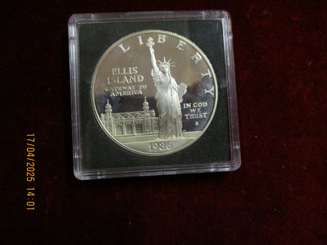  1 Dollar 1986 USA Silber siehe Foto / 1101087 - C3   