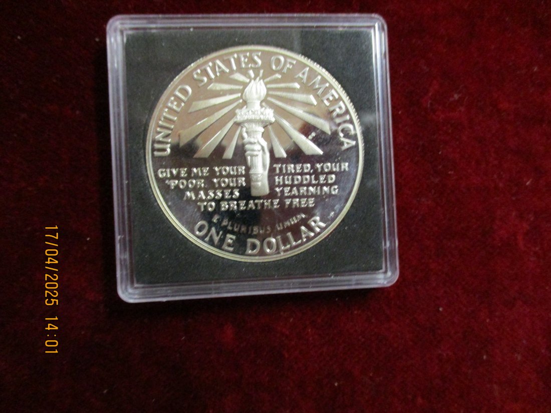 1 Dollar 1986 USA Silber siehe Foto / 1101087 - C3   