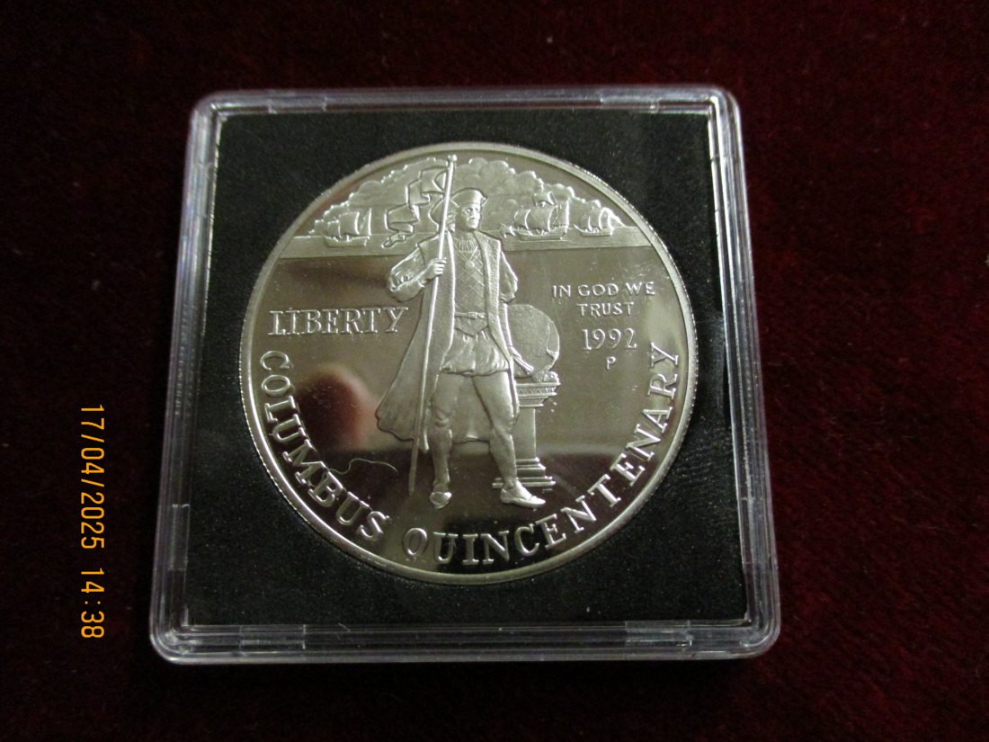  1 Dollar 1992 USA Silber siehe Foto / 1101087 - C3   