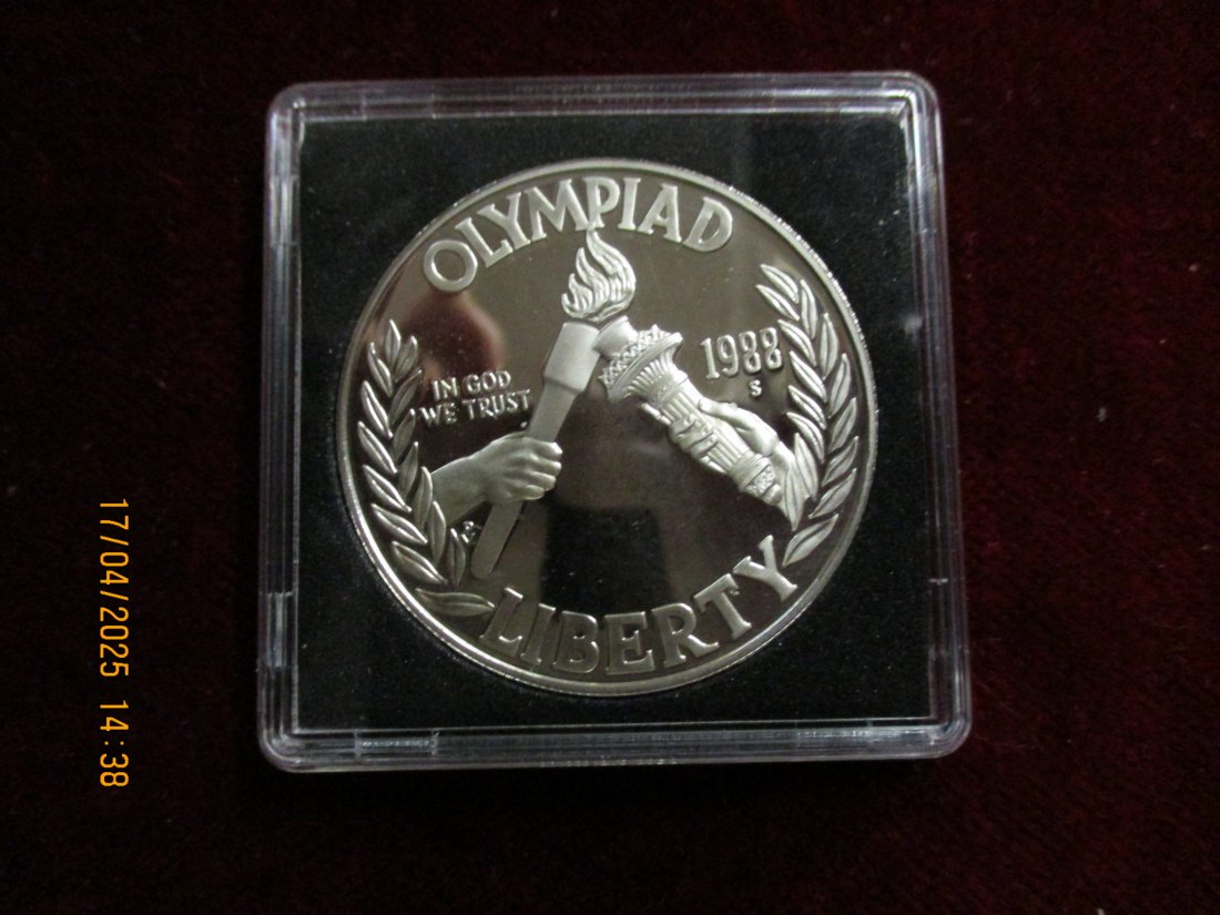  1 Dollar 1988 USA Silber siehe Foto / 1101087 - C3   