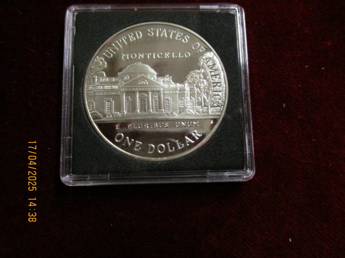  1 Dollar 1993 USA Silber siehe Foto / 1101087 - C3   