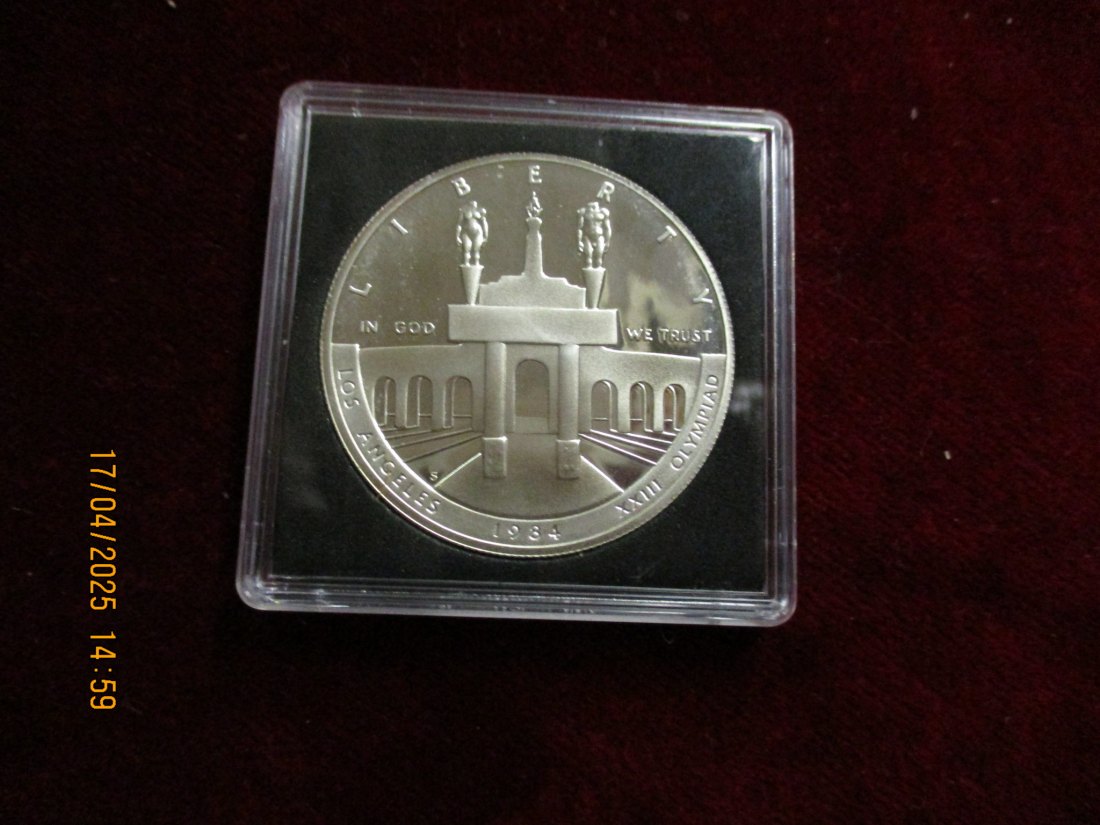  1 Dollar 1984 USA Silber siehe Foto / 1101087 - C3   