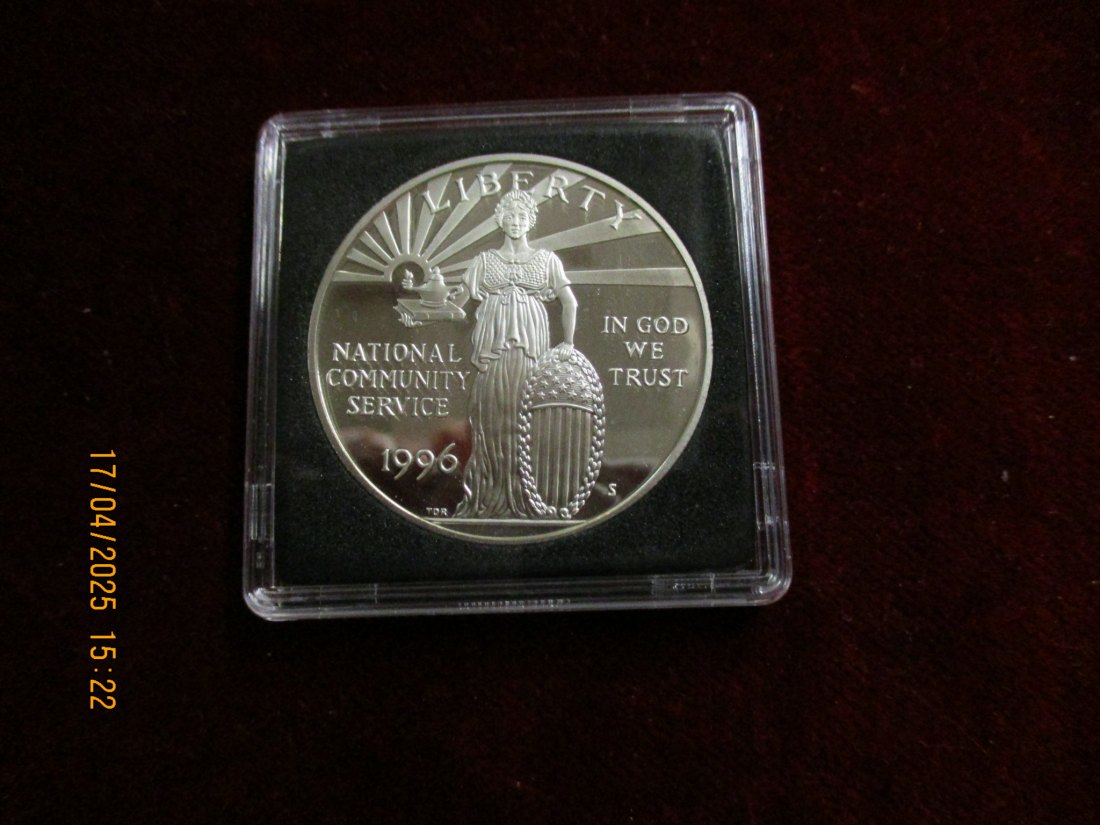  1 Dollar 1996 USA Silber siehe Foto / 1101087 - C4   