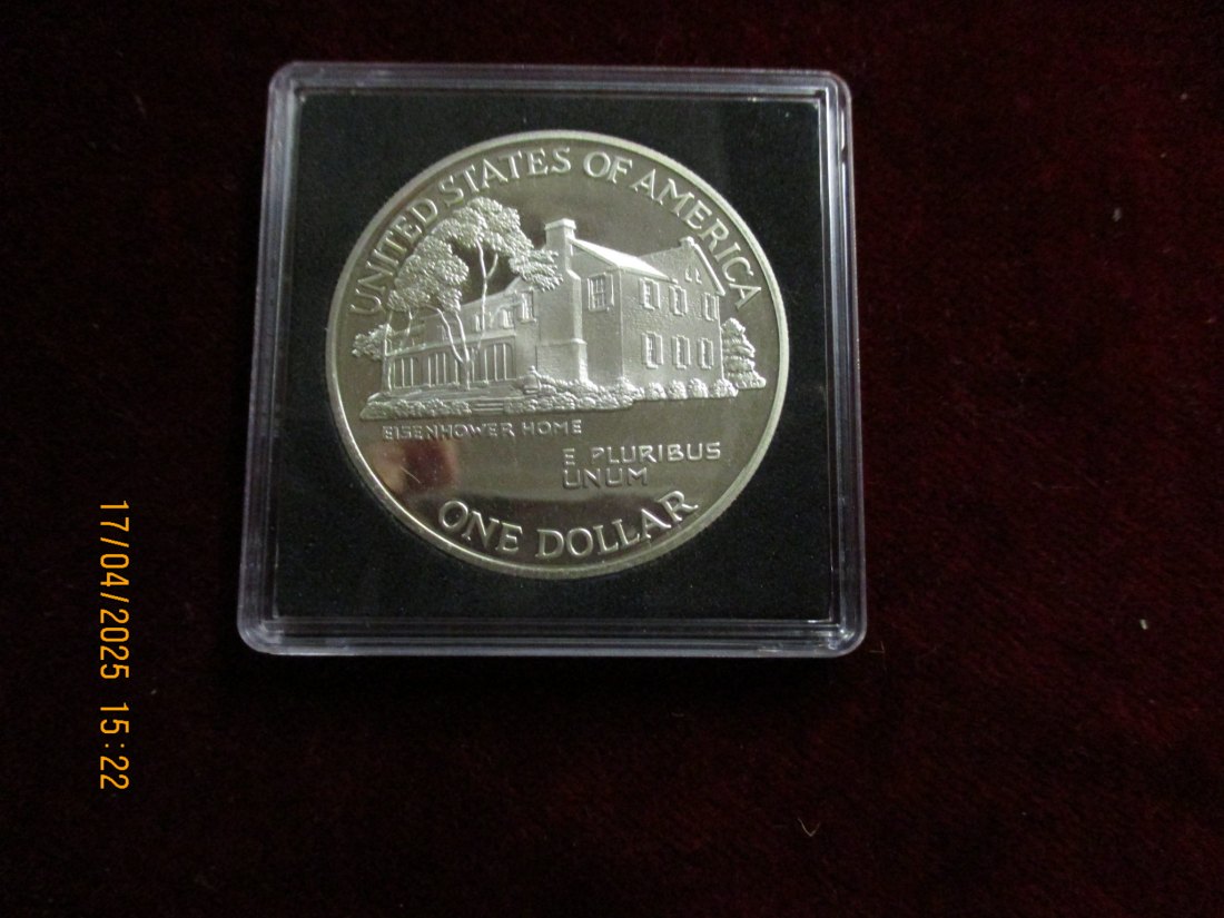  1 Dollar 1990 USA Silber siehe Foto / 1101087 - C4   