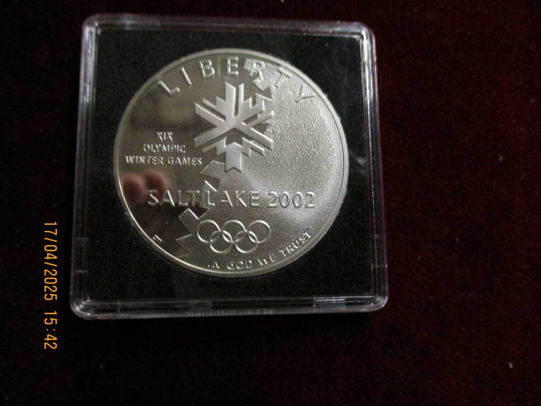  1 Dollar 2002 USA Silber siehe Foto / 1101087 - x3   