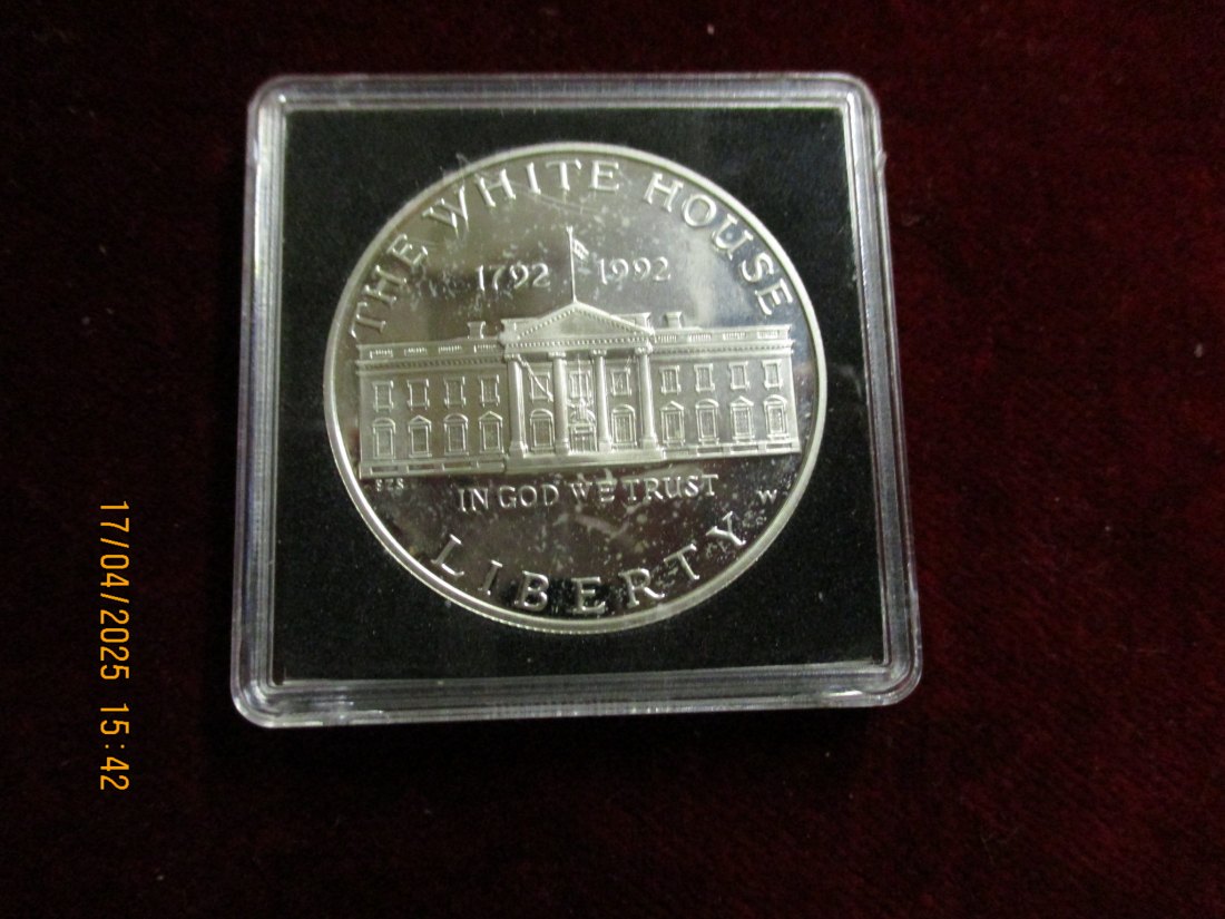  1 Dollar 1992 USA Silber siehe Foto / 1101087 - x4   