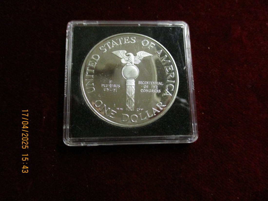 1 Dollar 1989 USA Silber siehe Foto / 1101087 - x6   